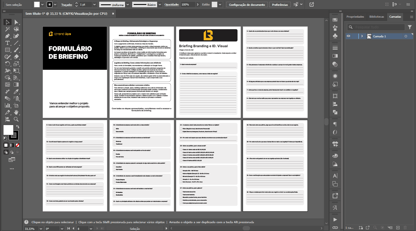 Formulário de Briefing