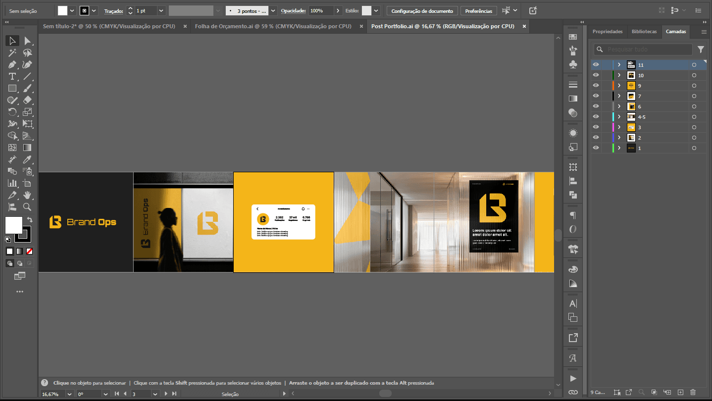 Modelo de Post para Portfólio