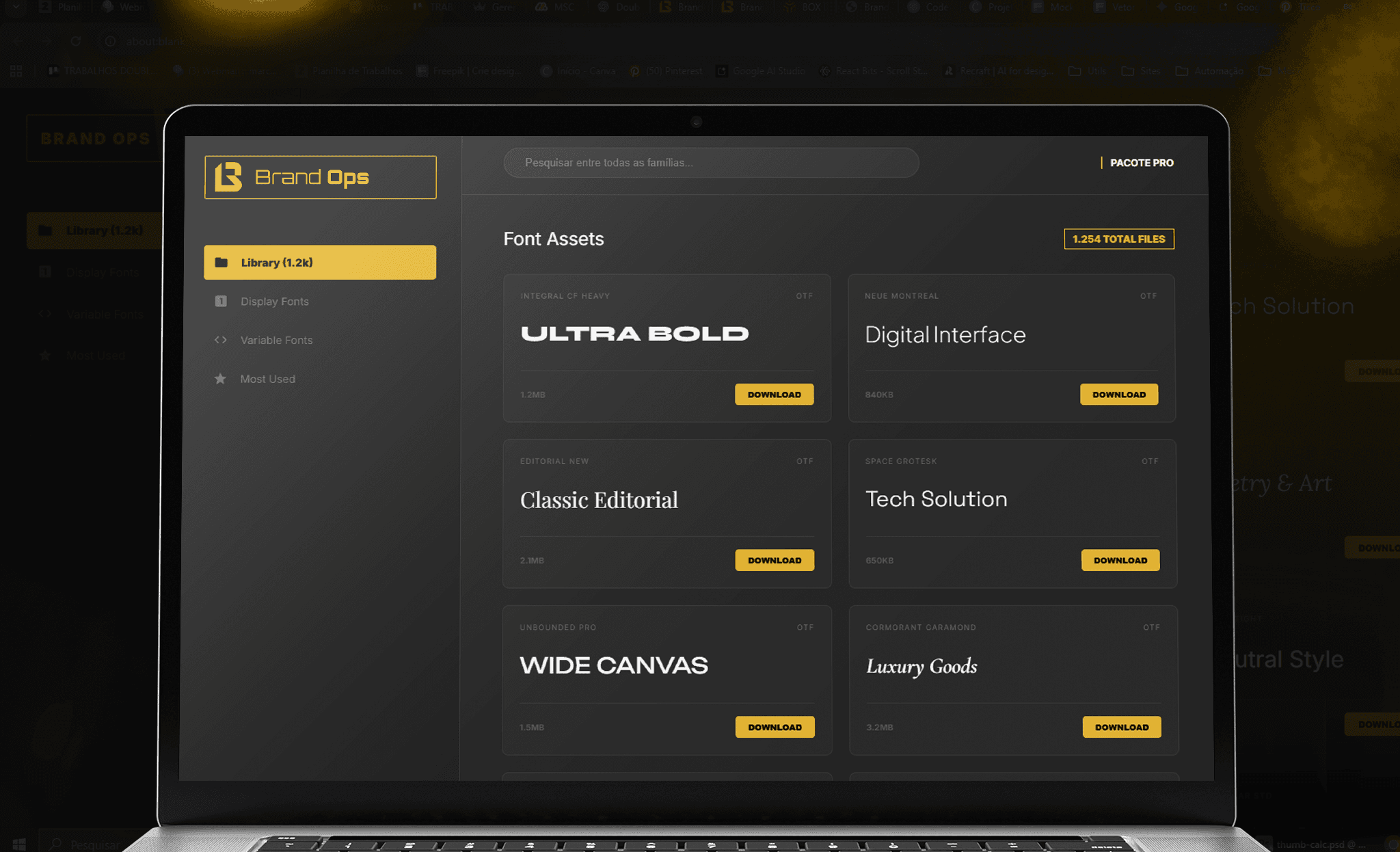 Biblioteca de Fontes (+1000 fontes)